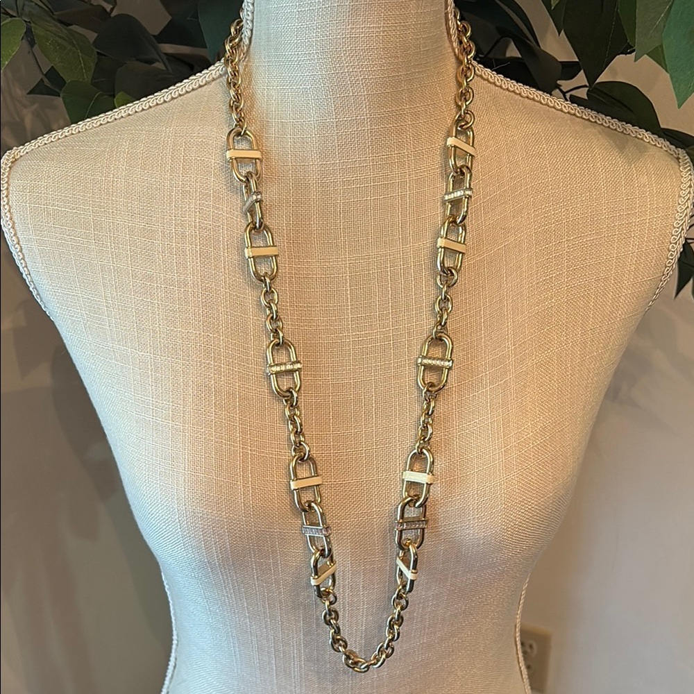 Banana Republic Gold Geometric Necklace